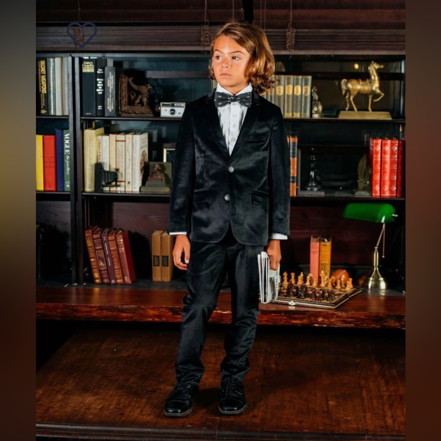 Appaman Boy’s Black Velvet Pants 16